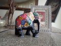 статуетка дървен слон от Шри Ланка, снимка 1 - Статуетки - 17506563