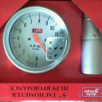 Тахометър 5 инча  със светлинен индикатор за смяна на скоростите, снимка 1 - Аксесоари и консумативи - 19056377