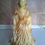 стара статуетка-викторианска дама, снимка 1 - Антикварни и старинни предмети - 10757834