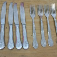 руски прибори за хранене ножове и вилици , снимка 1 - Антикварни и старинни предмети - 21979465
