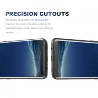 Samsung Galaxy S8 Plus стъклен протектор цял , снимка 2 - Фолия, протектори - 23819371