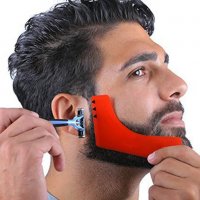 Иновативен гребен-шаблон за оформяне на брада мустаци и бакенбарди, снимка 2 - Мъжка козметика - 22293763