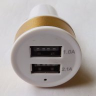 Зарядно за 12/24 V с 2 USB изхода 1.0/2.1A, снимка 2 - Аксесоари и консумативи - 15747605