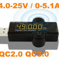 USB тестер , снимка 2 - Друга електроника - 14958118