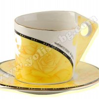 чаша с нестандартна форма-подходяща за чай или кафе, снимка 1 - Чаши - 18747539