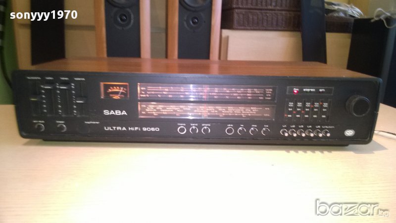 saba ultra hi-fi 9060-stereo receiver-germany-внос швеицария, снимка 1