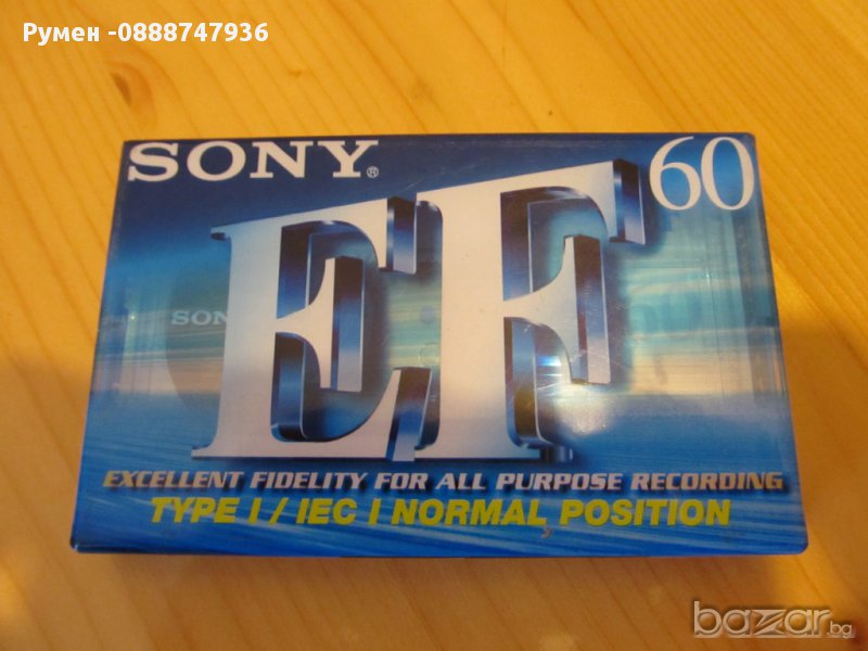 Аудио касета SONY - 60 min, нова, неразпечатана, касетка , снимка 1