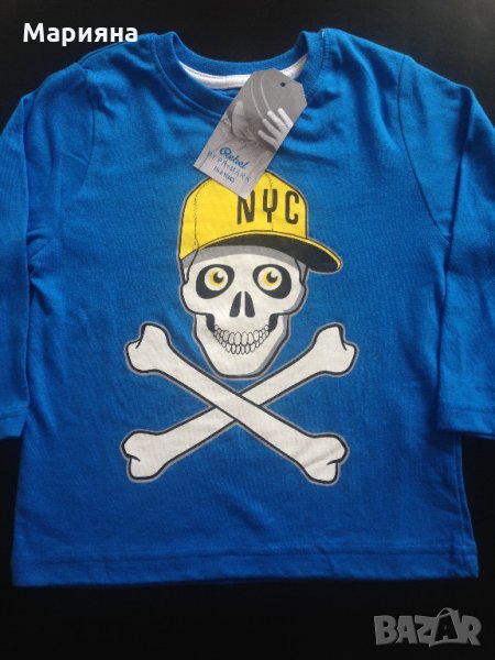 блуза с дълъг ръкав за момче 1,5-2год., снимка 1