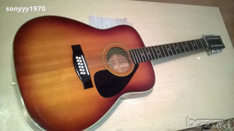 ПОРЪЧАНА-yamaha-оригинална китара с 12 струни-внос швеицария, снимка 1