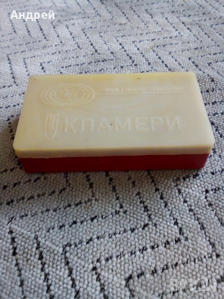 Стара кутия от кламери, снимка 1