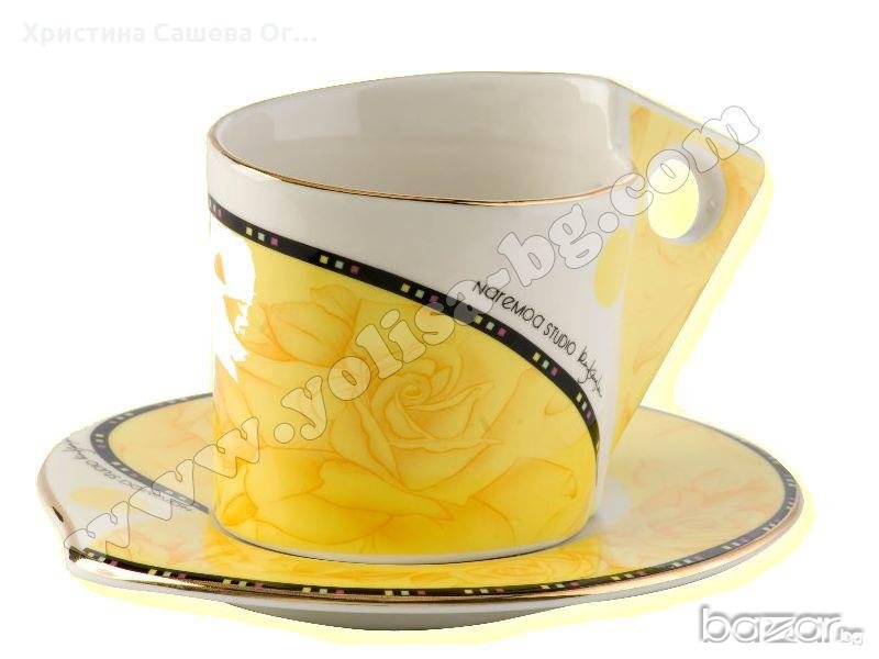 чаша с нестандартна форма-подходяща за чай или кафе, снимка 1