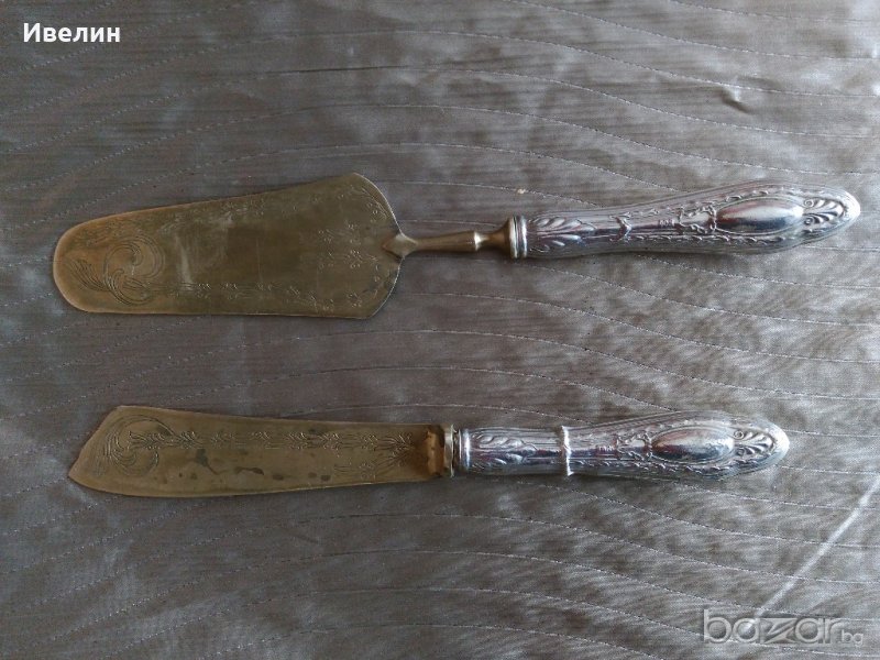 стари прибори за торта, снимка 1