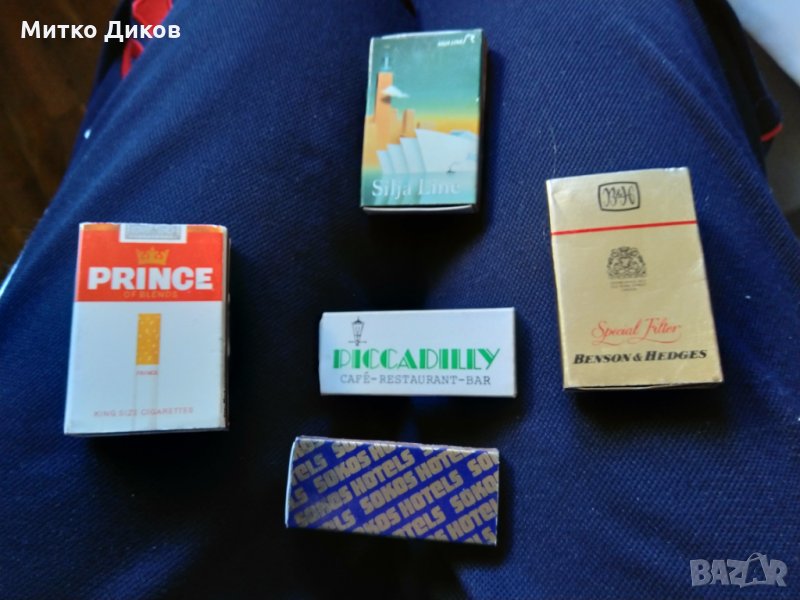 Кибрити колекционерски-5броя, снимка 1