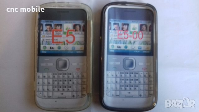 Nokia E5 калъф - силиконов гръб 