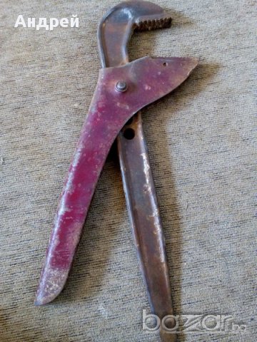 Стар тръбен ключ, снимка 2 - Антикварни и старинни предмети - 16837655