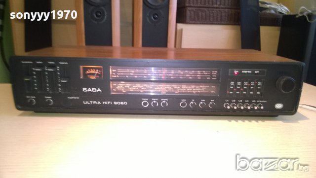 saba ultra hi-fi 9060-stereo receiver-germany-внос швеицария