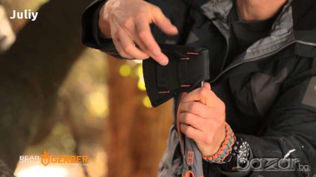 Брадва Gerber Bear Grylls Survival , снимка 10 - Ножове - 9266771