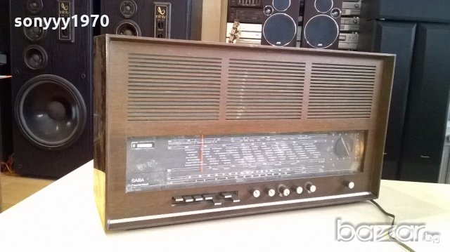 АНТИКА-Saba stereo receiver-лампова антика-внос швеицария, снимка 1 - Ресийвъри, усилватели, смесителни пултове - 18456217