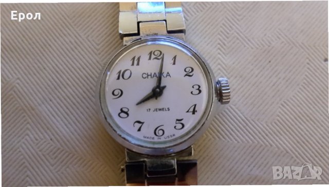 CHAIKA-Стар дамски часовник , снимка 2 - Дамски - 23699463
