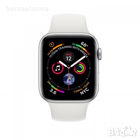 APPLE WATCH SILVER ALUMINUM CASE WITH WHITE SPORT BAND 40MM SERIES 5 GPS + CELLULAR, снимка 2 - Смарт гривни - 23338090