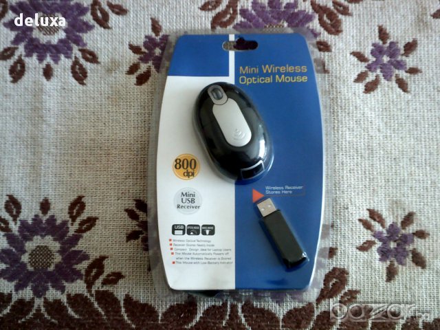 Безжична мишка за компютър, снимка 1 - Клавиатури и мишки - 17500325