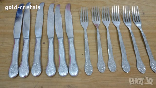 руски прибори за хранене ножове и вилици , снимка 1 - Антикварни и старинни предмети - 21979465