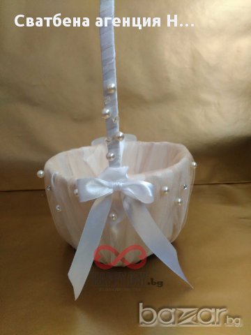 Сватбена кошница за късмети за хвърляне Джуъл, снимка 3 - Сватбени аксесоари - 15853394