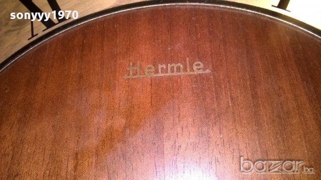 Hermle-ретро часовник-37х30х12см-внос швеицария, снимка 6 - Антикварни и старинни предмети - 17724868
