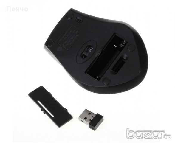 Безжична мишка за компютър или лаптоп 2.4GHz Wireless Optical Gaming Mouse , снимка 6 - Клавиатури и мишки - 11214594