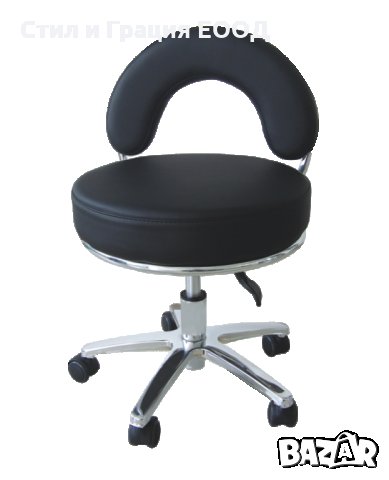 Козметичен стол - табуретка за педикюр Zen - различни цветове 37/43 см, снимка 2 - Педикюр и маникюр - 24223907