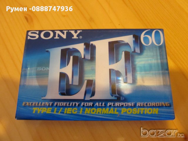 Аудио касета SONY - 60 min, нова, неразпечатана, касетка 