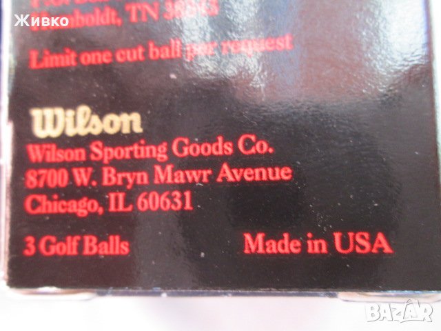 WILSON ULTRA DISTANCE нови топки за голф два комплекта по 3 броя., снимка 2 - Голф - 22811451
