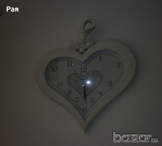 Стенен часовник във формата на сърце Baoli Clock quartz, снимка 5 - Стенни часовници - 18622106