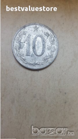 Монета 10 Чехословашки Халера 1967г. / 1967 10 Czechoslovakia Hellers Coin KM# 49, снимка 1 - Нумизматика и бонистика - 15410087
