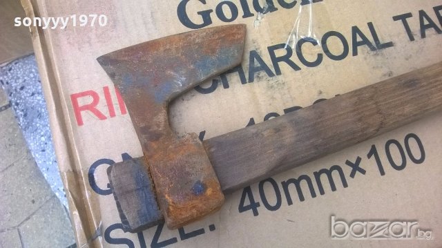 брадва с дървена дръжка, снимка 9 - Градински инструменти - 19414273