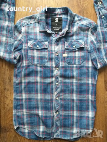 g-star landoh shirt - страхотна мъжка риза, снимка 3 - Ризи - 24388340