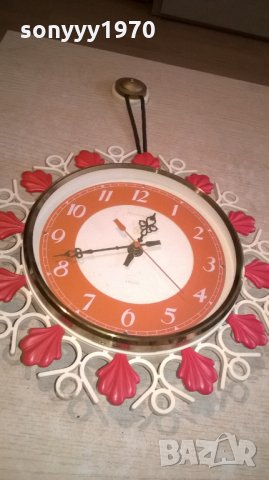 руска антика-28см-ретро часовник, снимка 3 - Колекции - 25251063