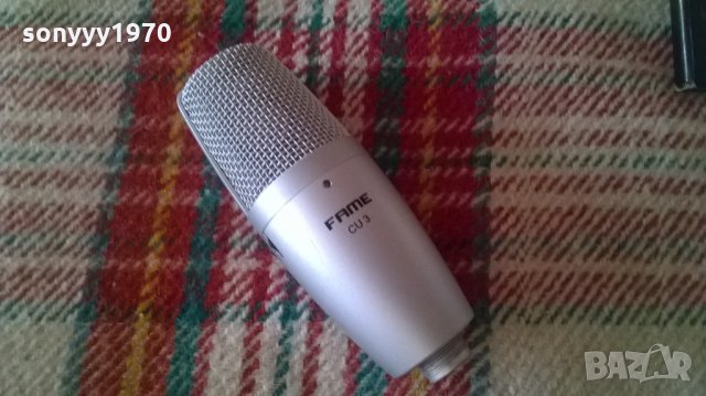 fame cu3-profi mic-usb-внос швеицария, снимка 8 - Микрофони - 23904294
