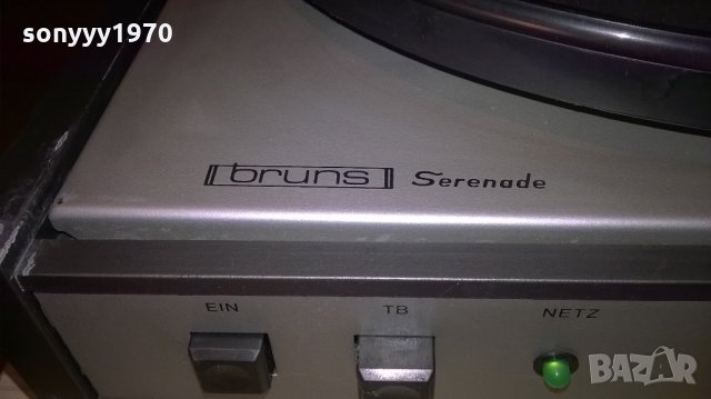bruns serenade-грамофон с усилвател-внос швеицария, снимка 15 - Грамофони - 21835092