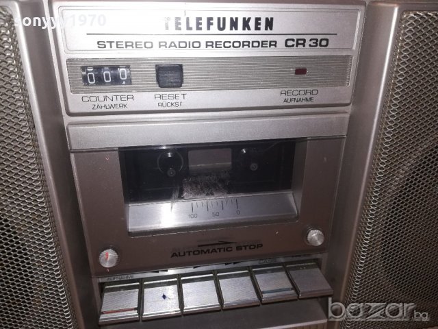telefunken cr-30 made in taiwan-внос швеицария, снимка 12 - Ресийвъри, усилватели, смесителни пултове - 20961926