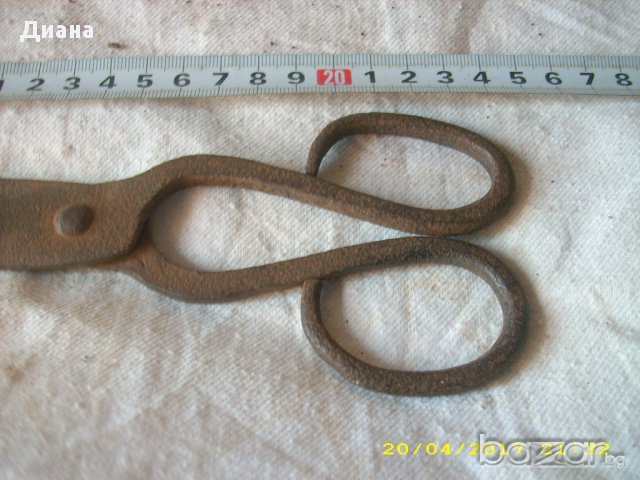 кована абаджийска ножица, снимка 5 - Антикварни и старинни предмети - 18048601