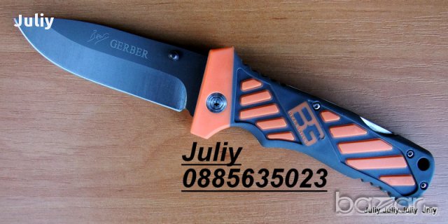 Сгъваем нож Gerber - BG Compact, снимка 5 - Ножове - 13074185