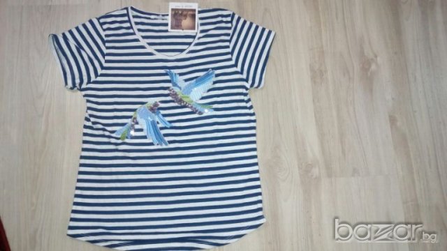 Нова тениска, моряшки десен, снимка 1 - Тениски - 21114163