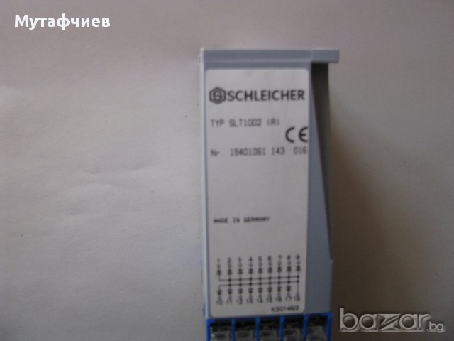 Реле контролно - Schleicher'' , снимка 3 - Резервни части за машини - 13398461
