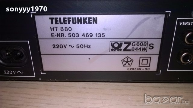 telefunken ht 880 hifi rds tuner-внос швеицария, снимка 17 - Ресийвъри, усилватели, смесителни пултове - 18010774