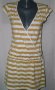 Златиста мини рокля тип туника "Vero moda"-original brand, снимка 1 - Рокли - 14610506