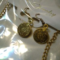 Етно колие със златни пендари (имиттация) и обеци, снимка 10 - Колиета, медальони, синджири - 23261505