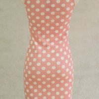 Розова рокля на точки марка Cocoviu, снимка 4 - Рокли - 22284010