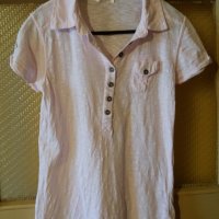 Дам.тениска-"FISHBONE"-/памук/-св.розова. Закупена от Германия., снимка 1 - Тениски - 21997164