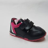 Спортни обувки PONKI естествена кожа т.син/циклама 22/25, снимка 1 - Детски маратонки - 20582982
